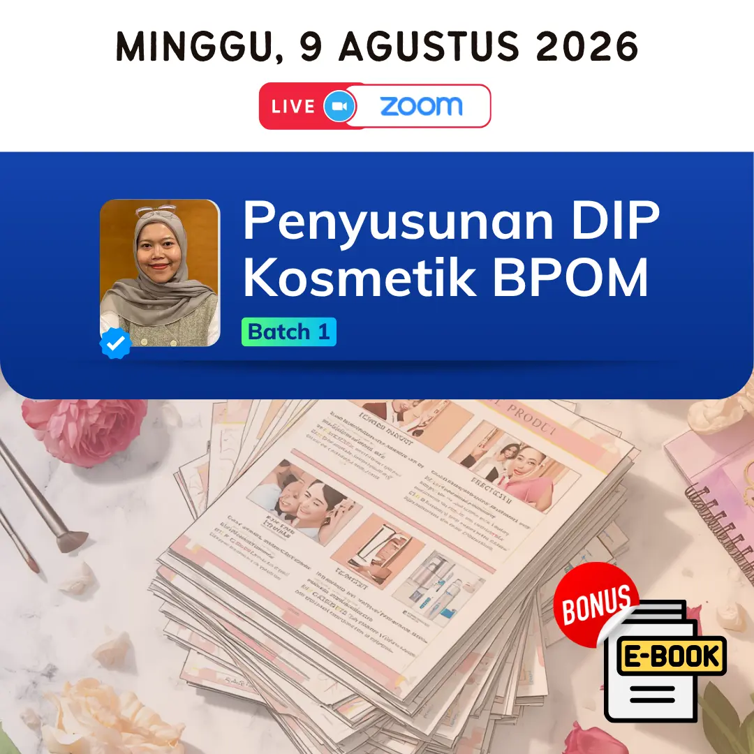 Penyusunan DIP Kosmetik BPOM